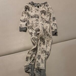 Burts Bees Winter Polar Bear Footie 6-9m